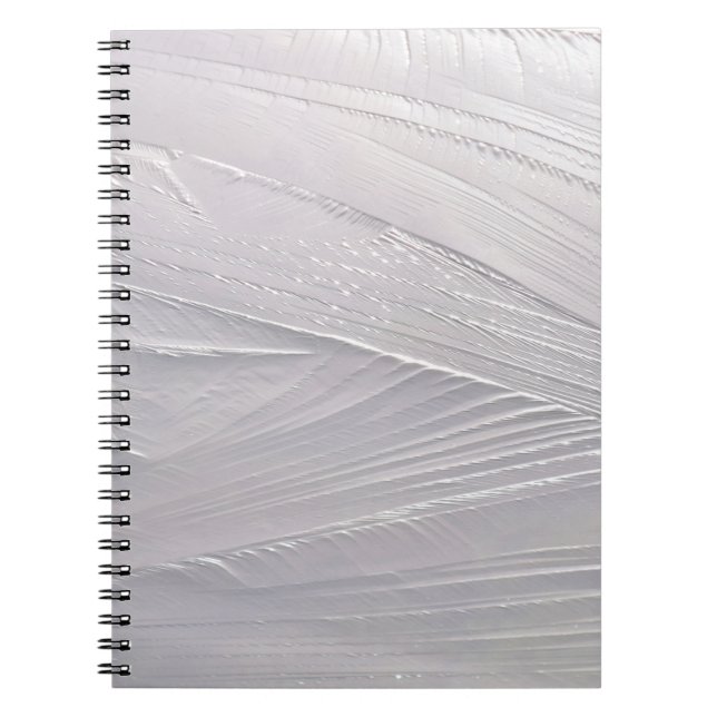 Ice cream white snow winter notebook (Front)