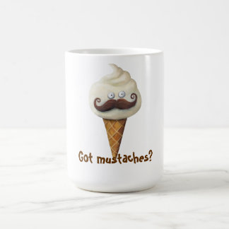 Ice Cream with Mustaches Coffee Mug