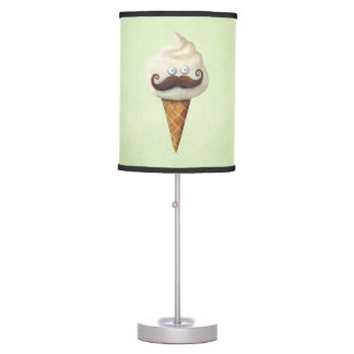 Ice Cream with Mustaches Table Lamp