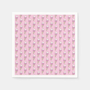 Ice Cream with Sprinkles Modern Colorful Cute Gift Napkins