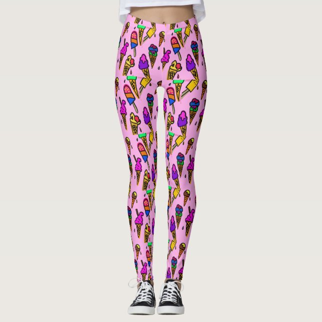 Ice Cream Women's Leggings (Front)
