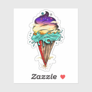 Ice Cream World Sticker