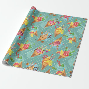 Ice Cream Wrapping Paper