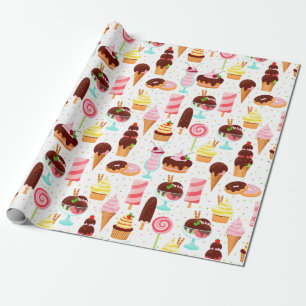 Ice Cream Wrapping Paper