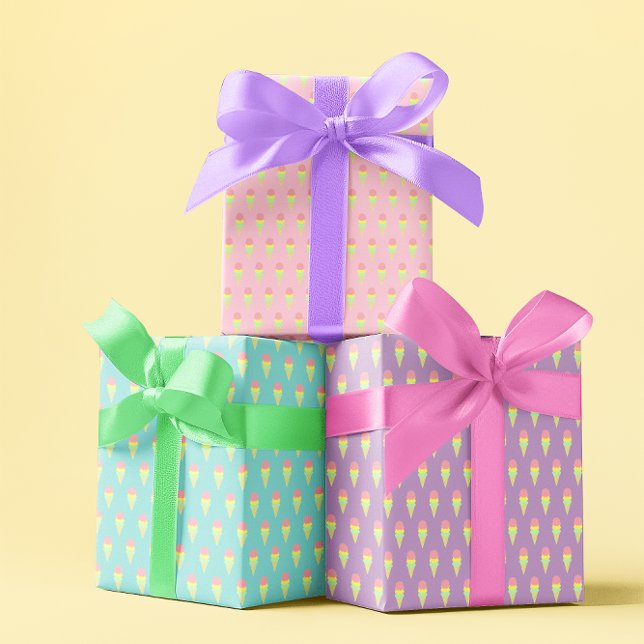 Ice Cream Wrapping Paper Sheets (Creator Uploaded)