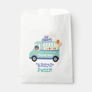 Ice Cream You Scream Birthday Favor Bag