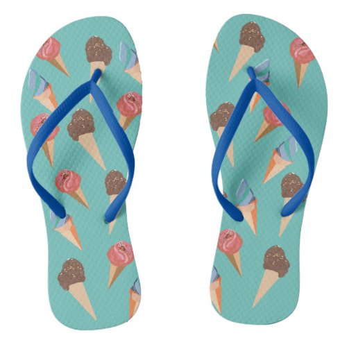 Ice creams flip flops