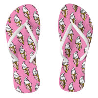 Ice Creams on a Pair of Flip Flops