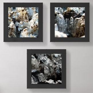 Ice Crystals Underfoot Wall Art Sets