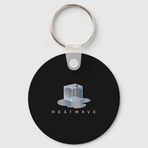 Ice cube heatwave - graphic premium tri-blend keychain