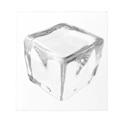 Ice cube notepad