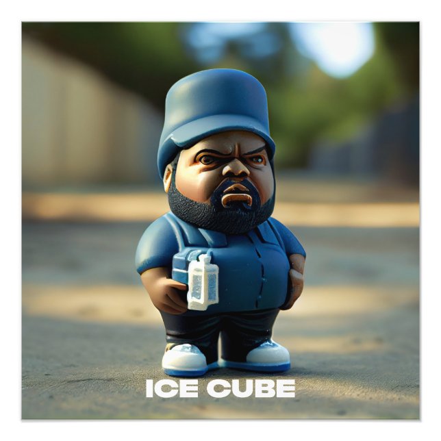 ICE CUBE Portrait Fun Art  Photo Print (Front)