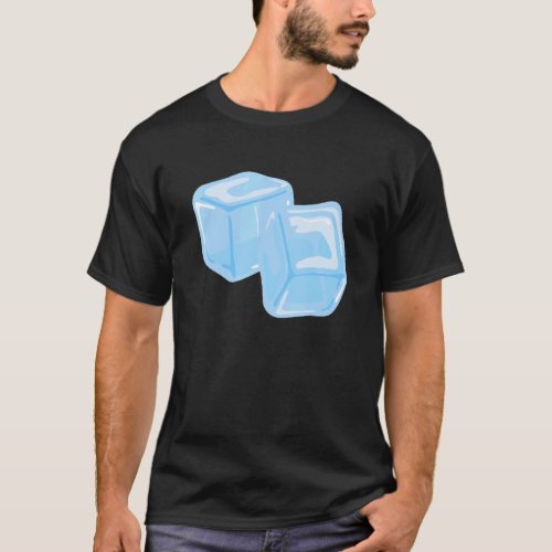 Ice Cube Summer Ice Drink Drink Cool Bartender T_Shirt