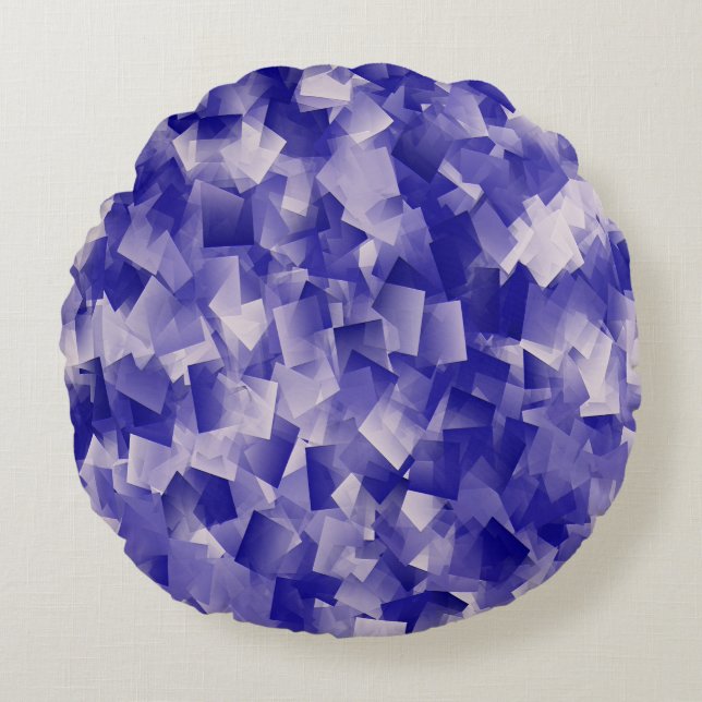 Ice cubes.... round pillow (Front)