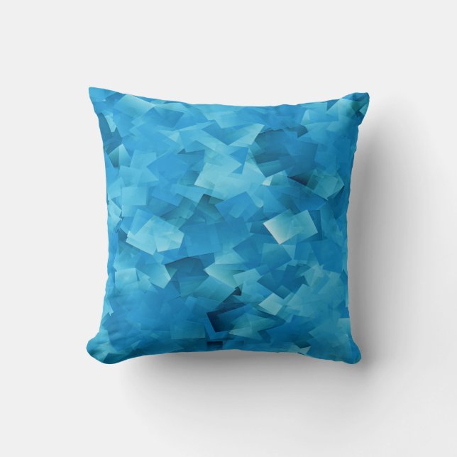 Ice Cubes... Throw Pillow (Front)