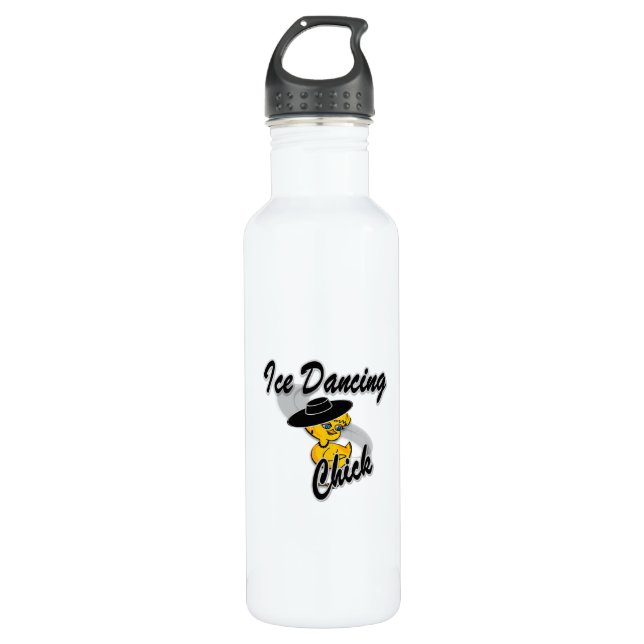 Ice Dancing Chick #4 Water Bottle (Front)