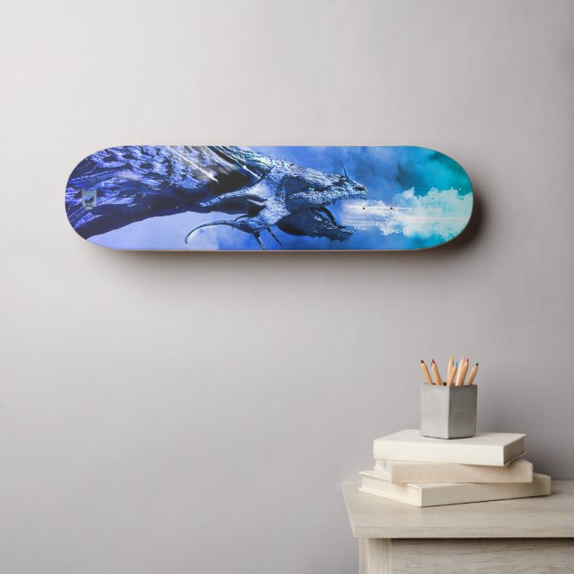 Ice Dragon Dd Brand Skateboard (Wall Art (Horz))
