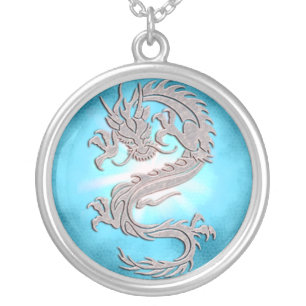 Ice Dragon Fantasy Necklace