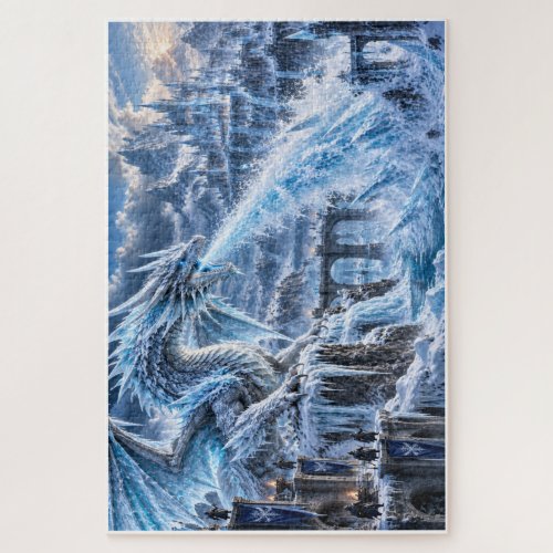 Ice Dragon – Frosty Breath Jigsaw Puzzle