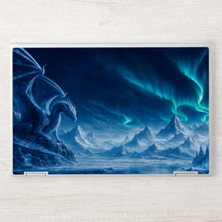 Ice Dragon of the Aurora Citadel HP Laptop Skin