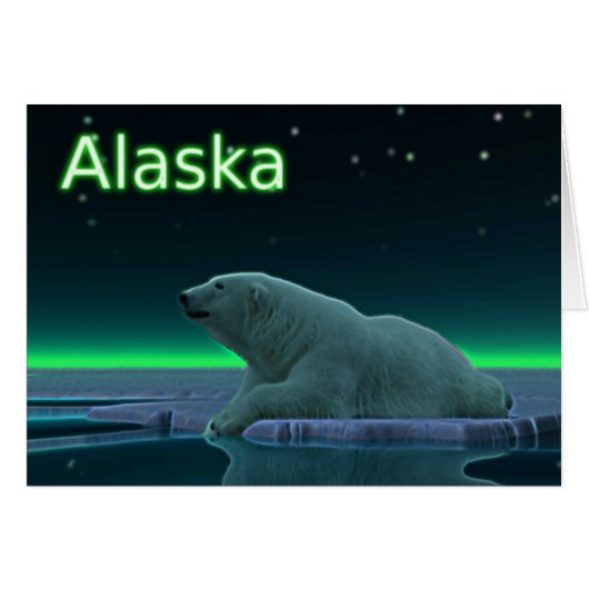 Ice Edge Polar Bear Cards (Front Horizontal)