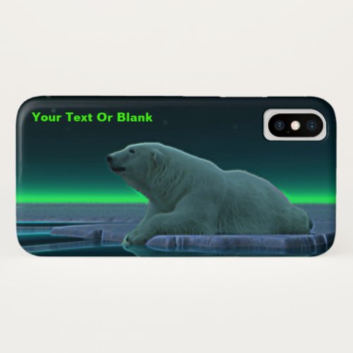 Ice Edge Polar Bear iPhone XS Case