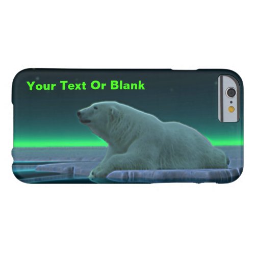 Ice Edge Polar Bear Barely There iPhone 6 Case