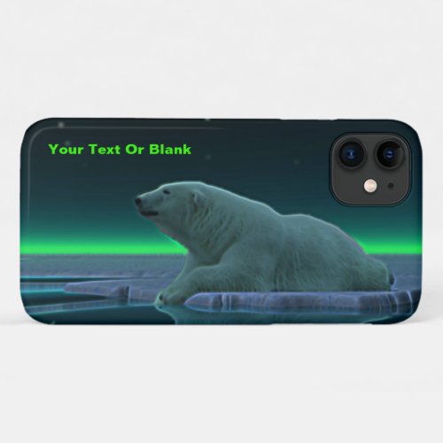 Ice Edge Polar Bear iPhone 11 Case