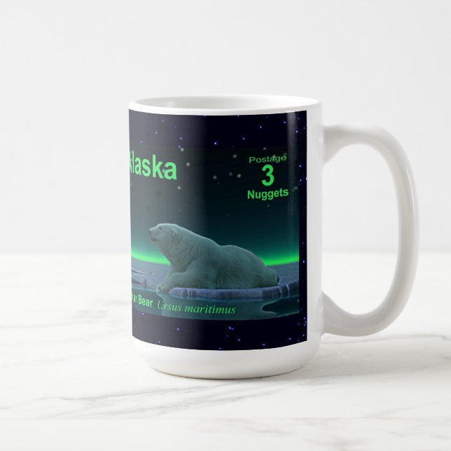 Ice Edge Polar Bear Coffee Mug (Right)