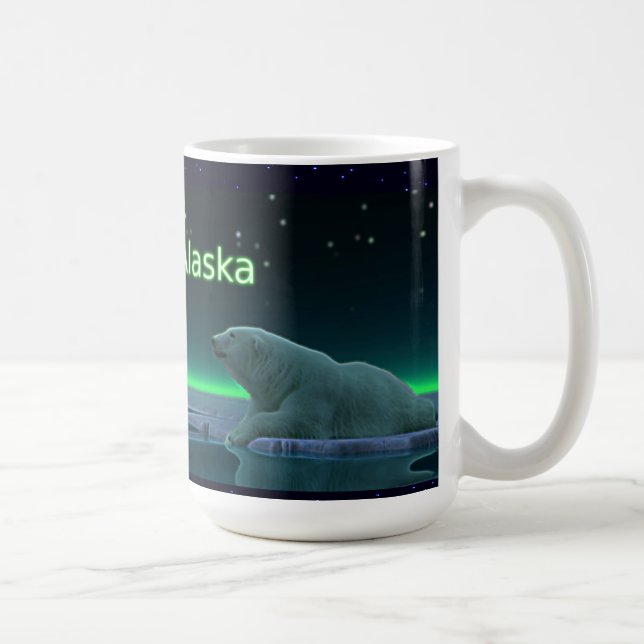Ice Edge Polar Bear Coffee Mug (Right)