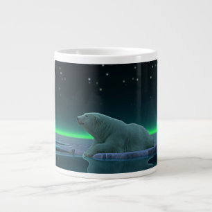 Ice Edge Polar Bear Giant Coffee Mug