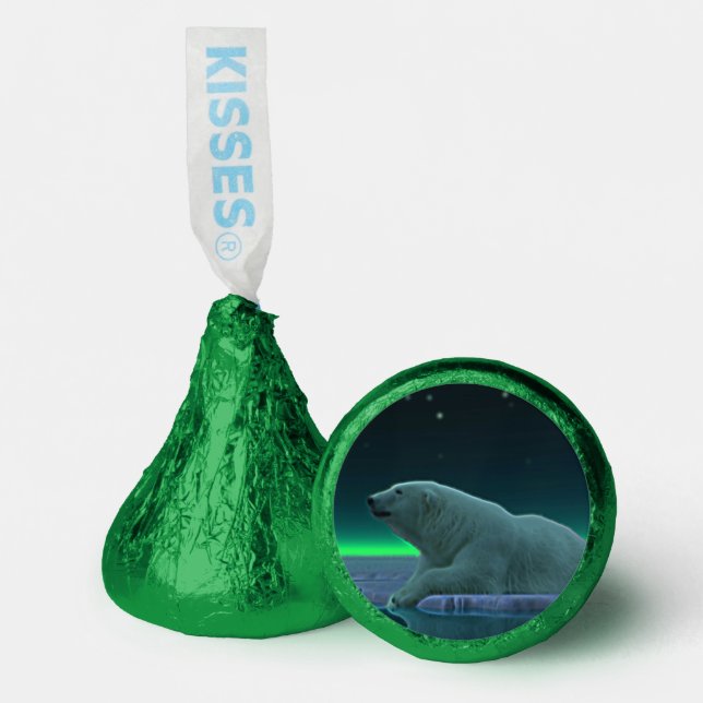 Ice Edge Polar Bear Hershey®'s Kisses® (Front)