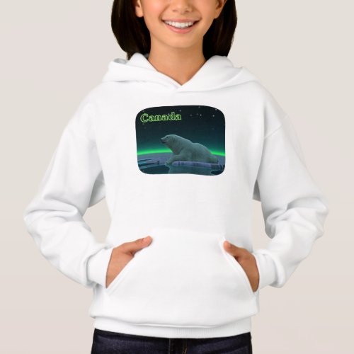 Ice Edge Polar Bear Hoodie