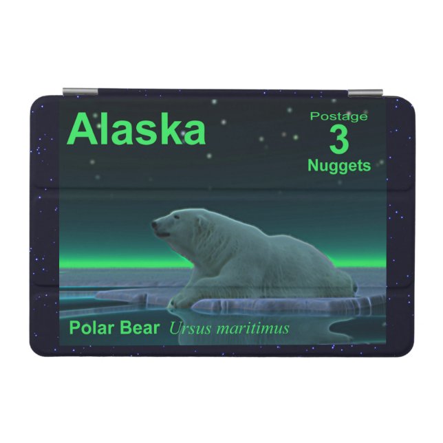 Ice Edge Polar Bear iPad Mini Cover (Horizontal)