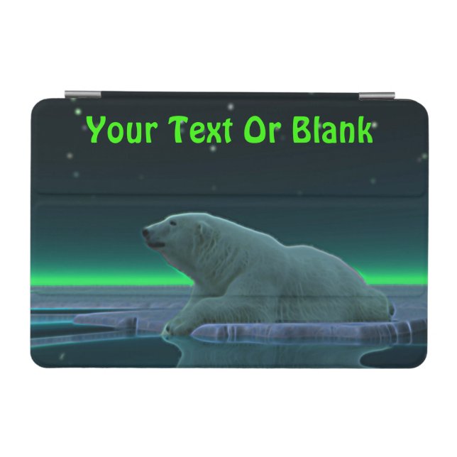 Ice Edge Polar Bear iPad Mini Cover (Horizontal)