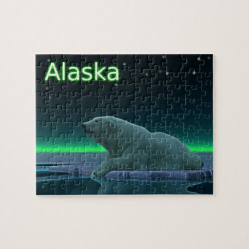 Ice Edge Polar Bear Jigsaw Puzzle