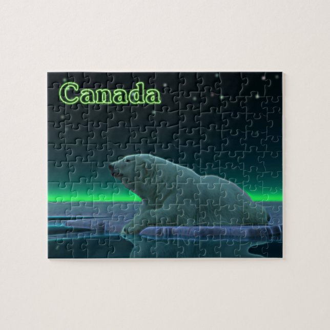 Ice Edge Polar Bear Jigsaw Puzzle (Horizontal)
