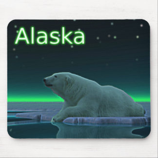 Ice Edge Polar Bear Mouse Pad