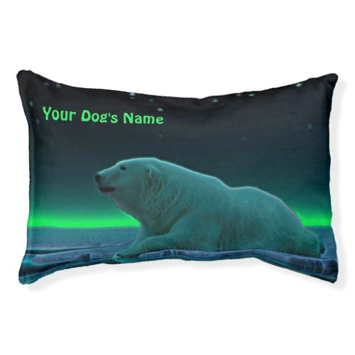 Ice Edge Polar Bear Pet Bed