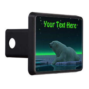 Ice Edge Polar Bear Postcard Hitch Cover