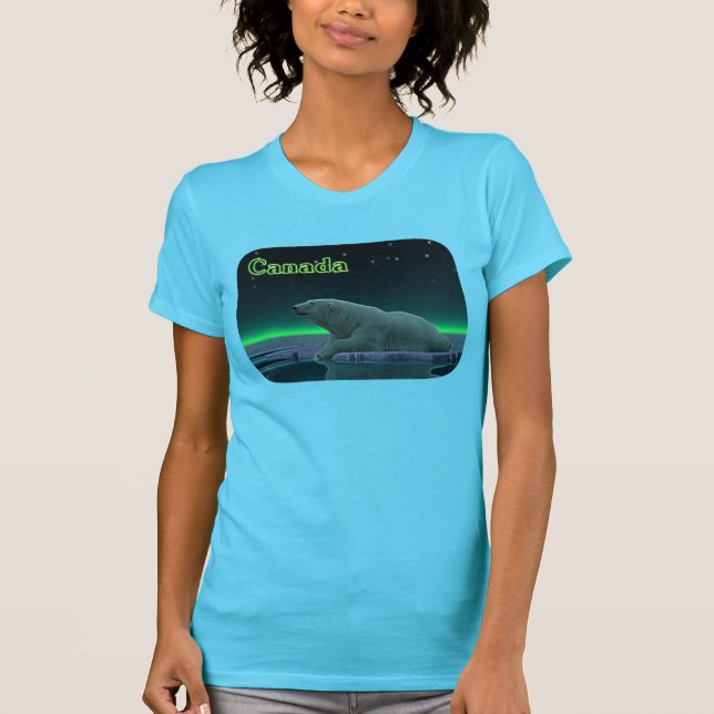 Ice Edge Polar Bear T-Shirt (Front)