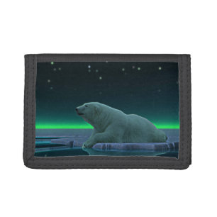 Ice Edge Polar Bear Tri-fold Wallet