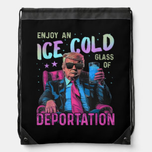 ICE Enjoy an Ice Cold Drawstring Bag