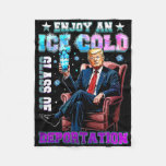 Ice Enjoy An Ice Cold Gl Of Deportation 6  Fleece Blanket