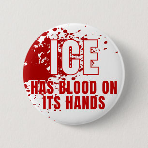 ICE Equals Gestapo Anti Trump Button