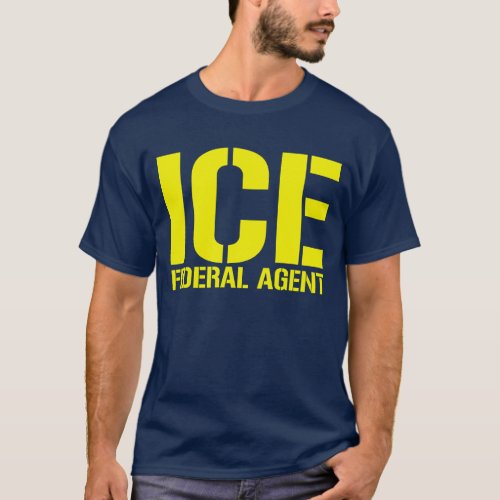ICE Federal Agent Border Patrol Halloween Costume T_Shirt