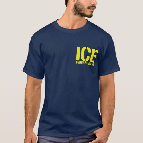 ICE Federal Agent Border Patrol Halloween Costume T_Shirt