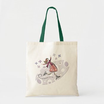 Ice Figure Skater Tote Bag by christmasgiftshop at Zazzle