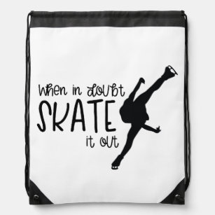 Ice figure skating bag "Skate it out"