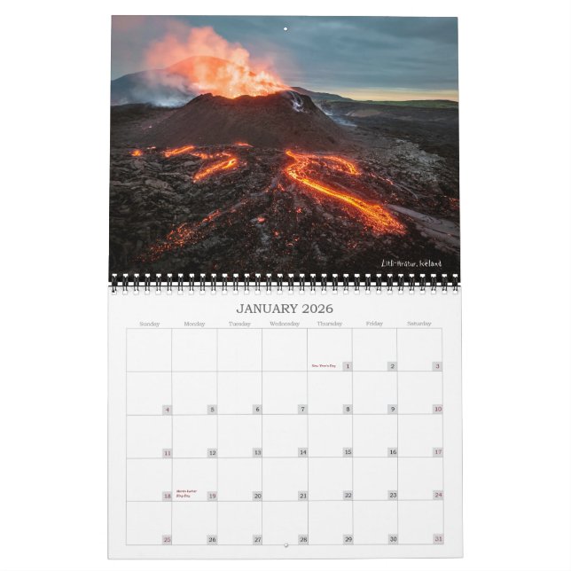 Ice & Fire 2024 Calendar (Jan 2026)